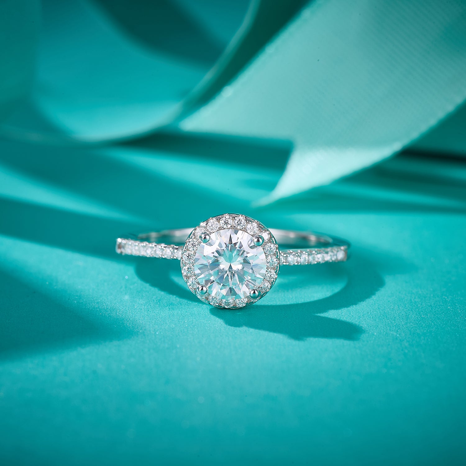 Starlit Halo Ring