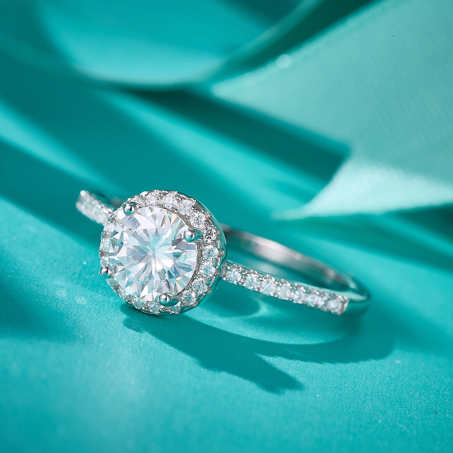 Starlit Halo Ring