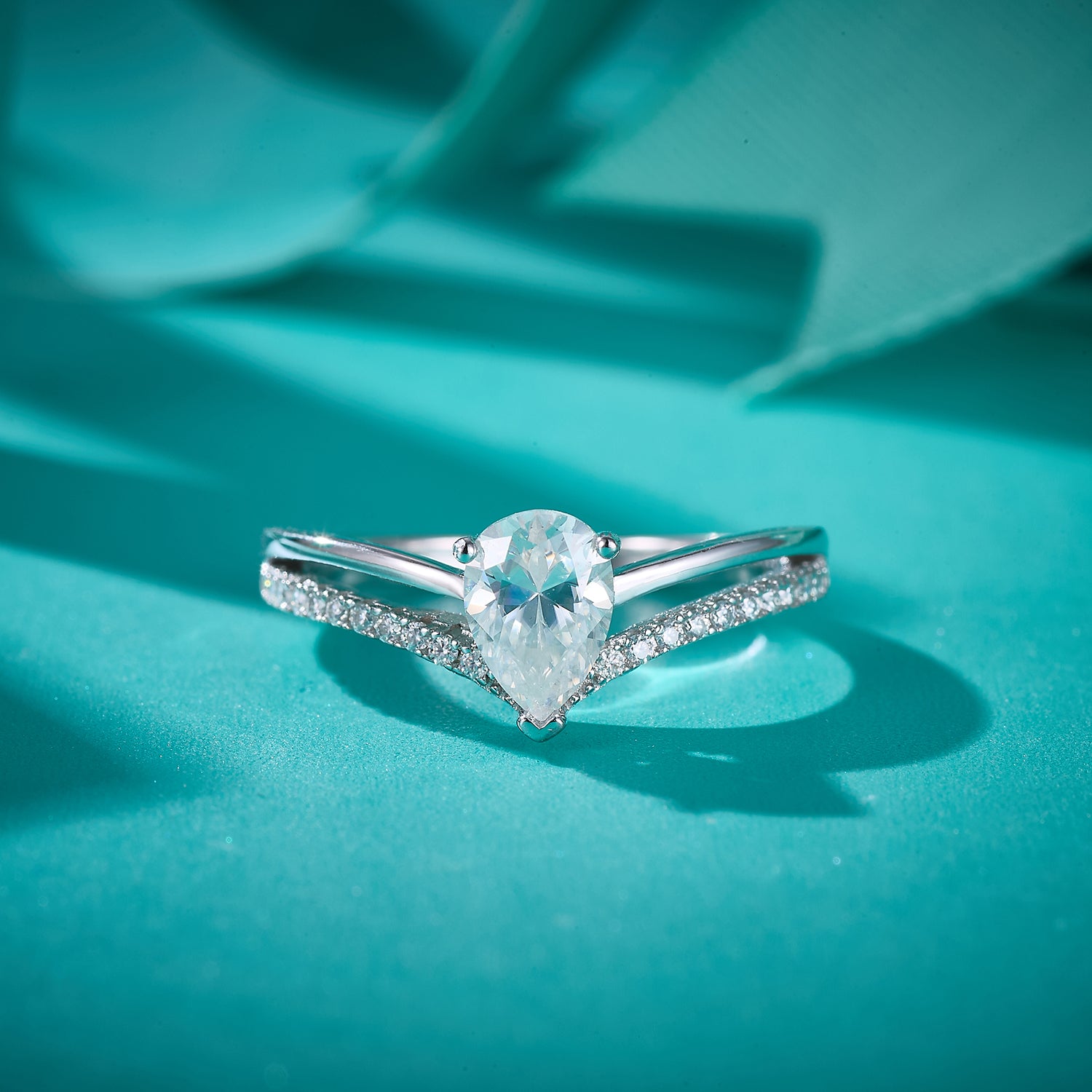 Teardrop Romance Ring