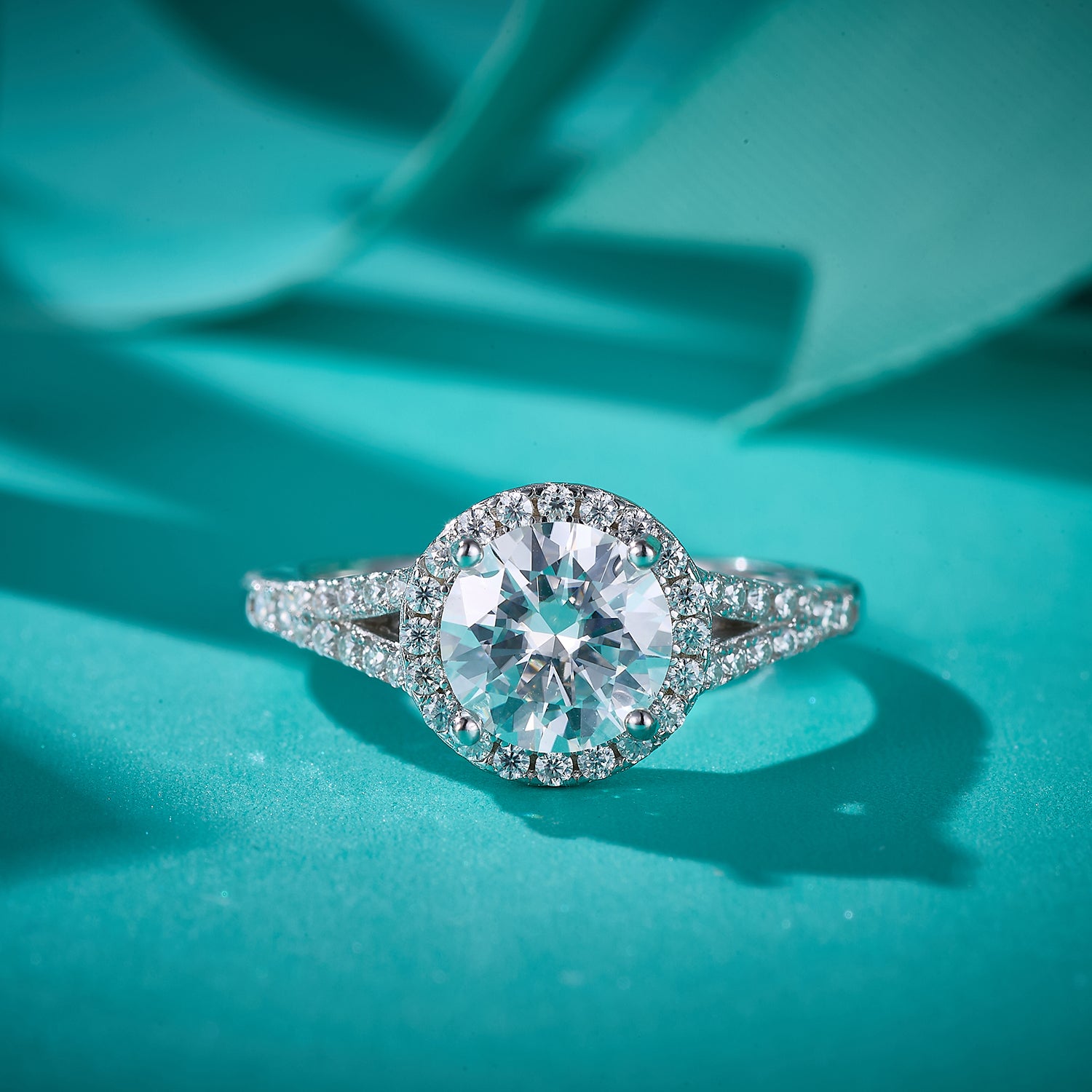 Eternal Halo Split - Shank Ring