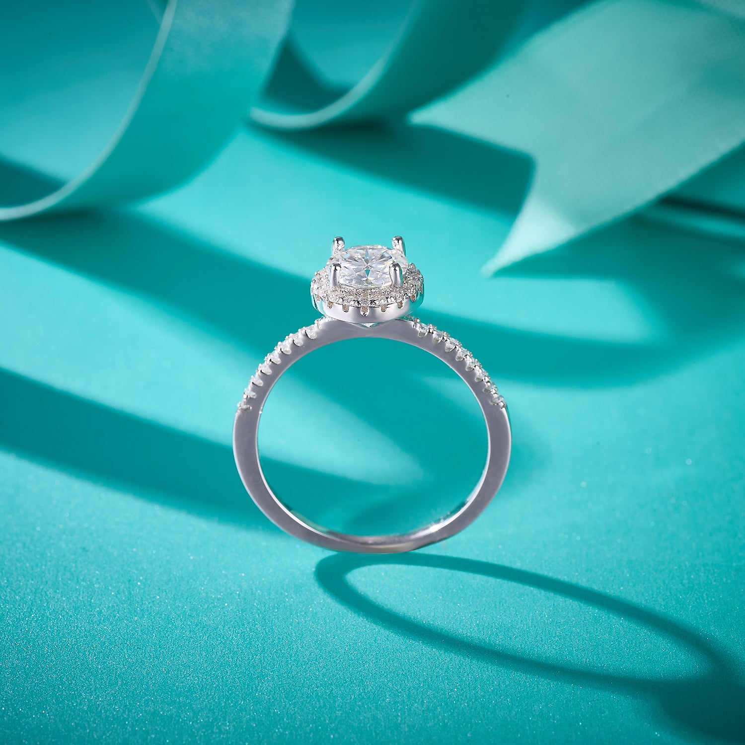 Starlit Halo Ring