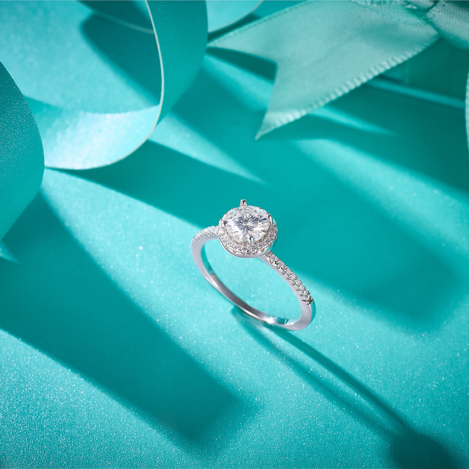 Starlit Halo Ring