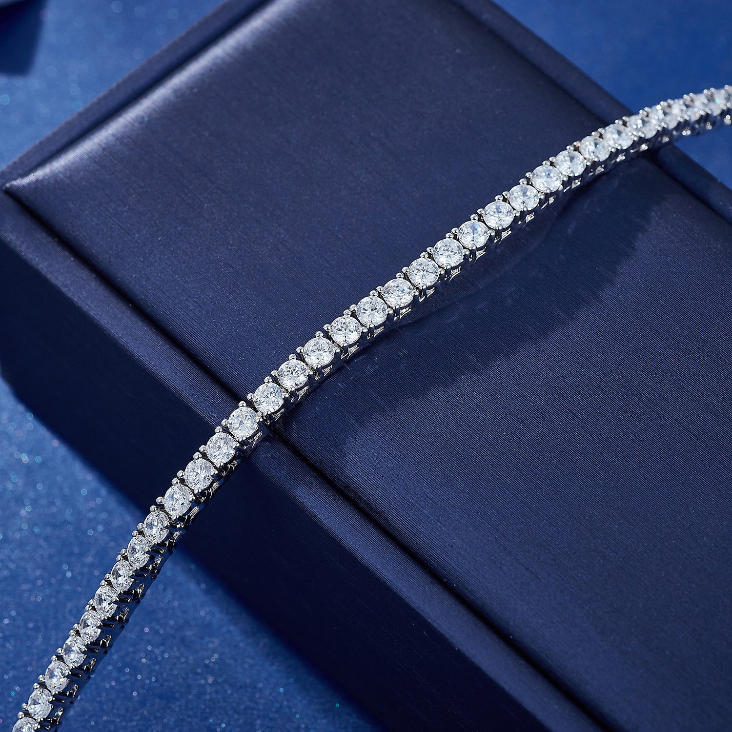 Elegant Sparkle Tennis Necklace 3mm/18inch