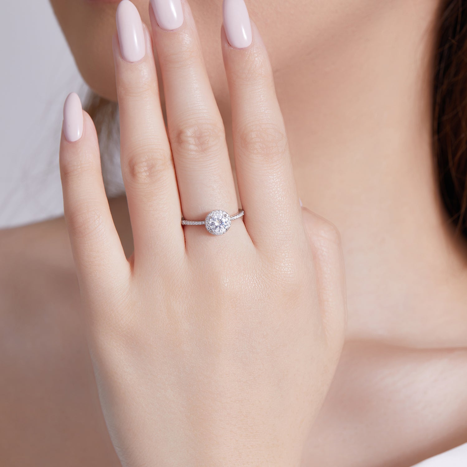 Starlit Halo Ring