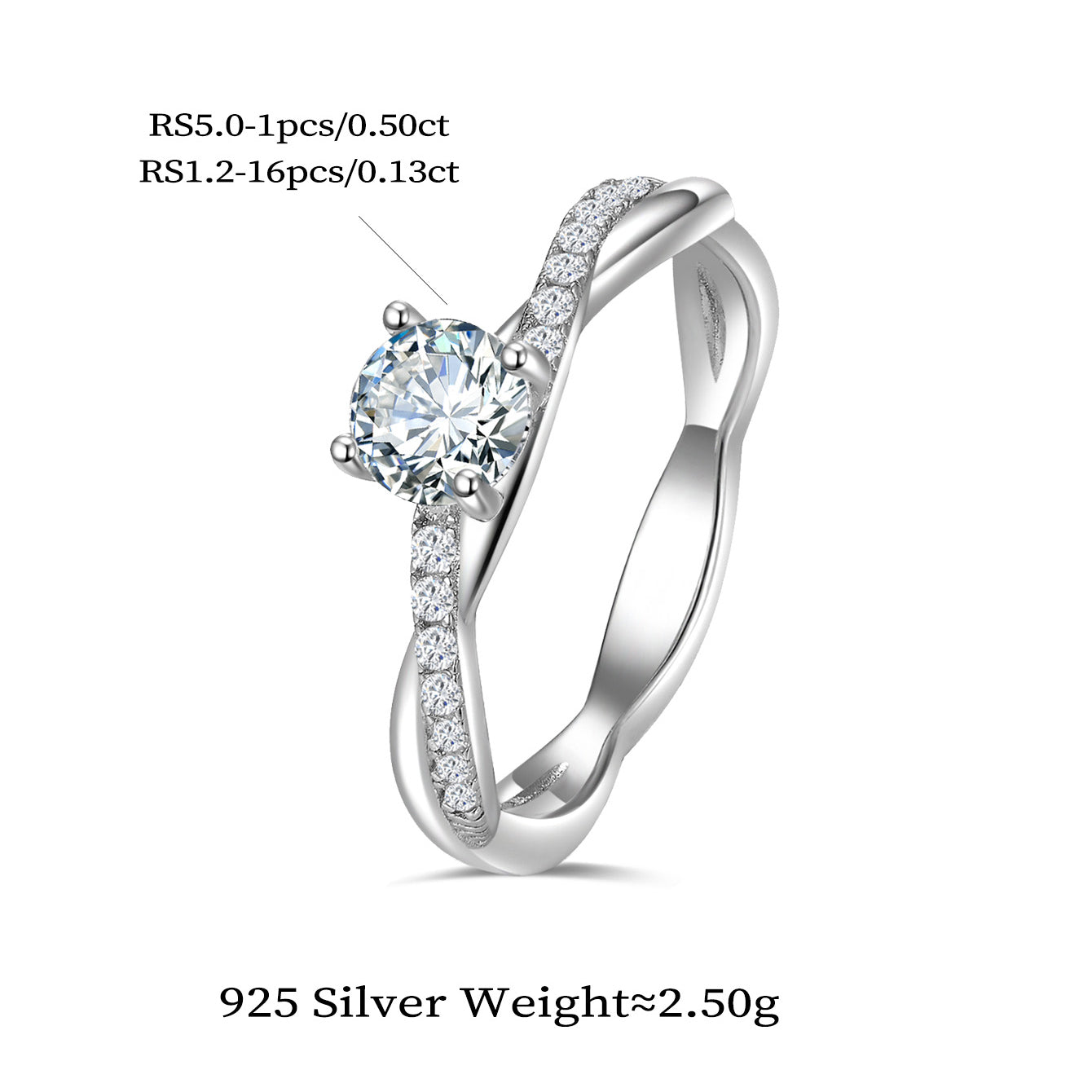 Twist Spark Ring