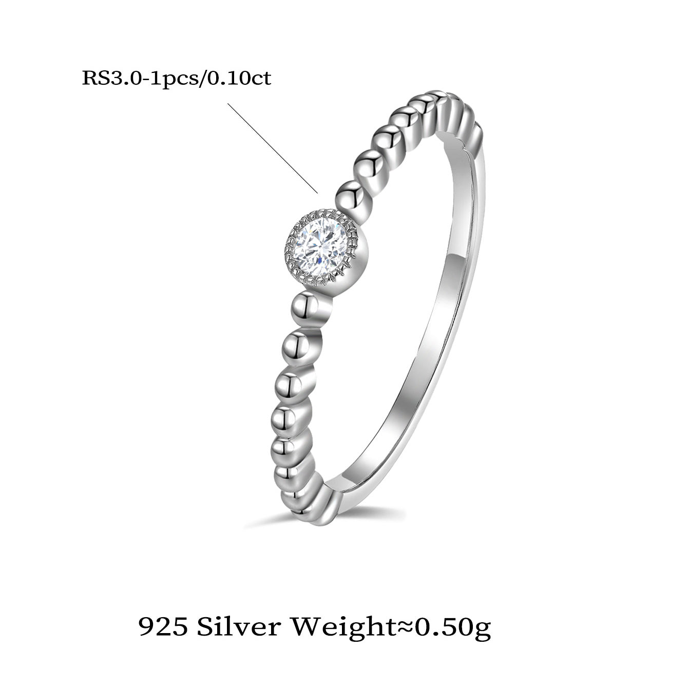 Beaded Sparkle Ring