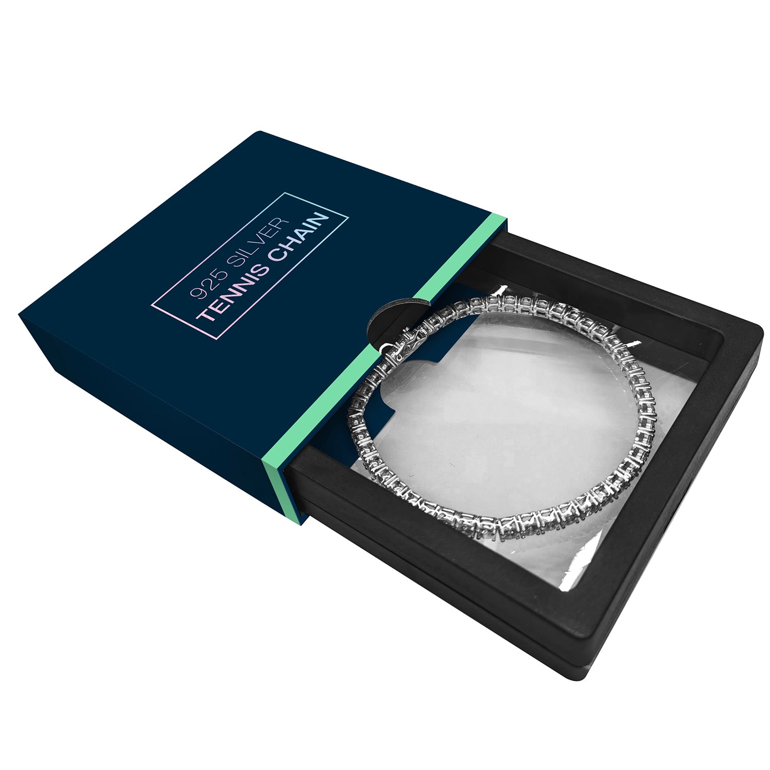 Elegant Sparkle Tennis Bracelet 4mm/8inch