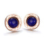 Sapphire Round Studs