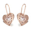 Hollow Out Heart Earrings