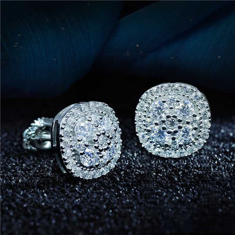 Vintage Sparkle Cluster Studs