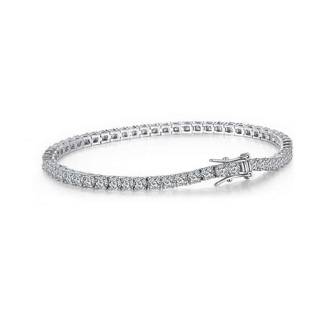 Elegant Sparkle Tennis Bracelet 3mm/7.5inch Hover Image