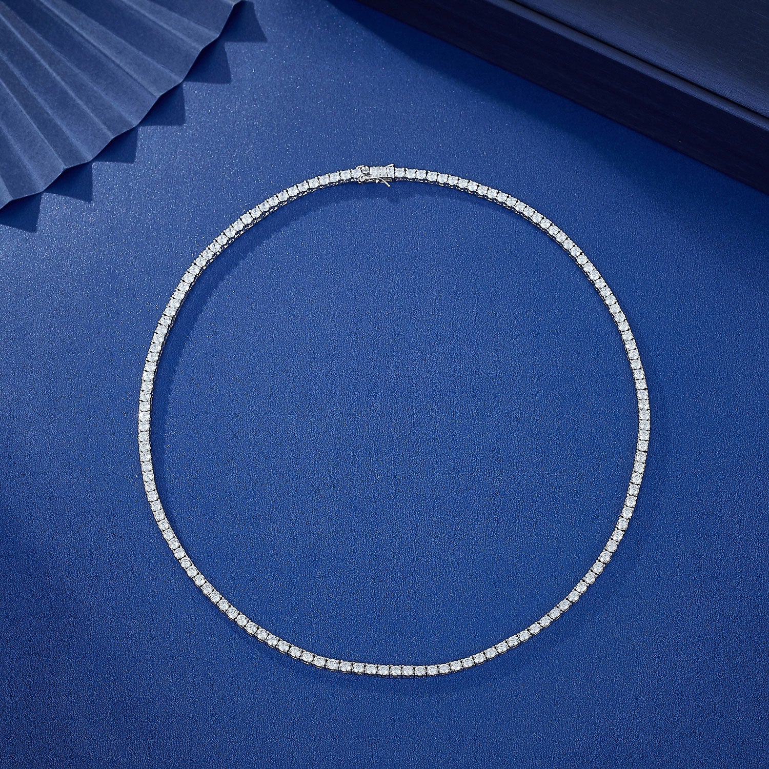 Elegant Sparkle Tennis Necklace 3mm/18inch