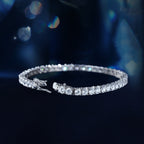 Elegant Sparkle Tennis Bracelet 4mm/8inch