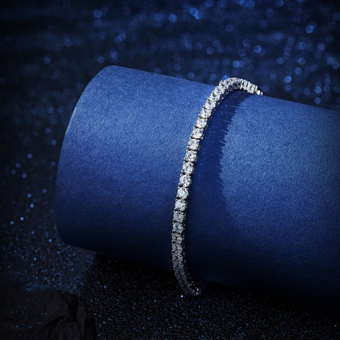 Elegant Sparkle Tennis Bracelet 3mm/7inch
