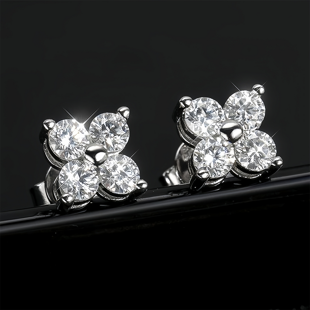 Clover Sparkle Studs