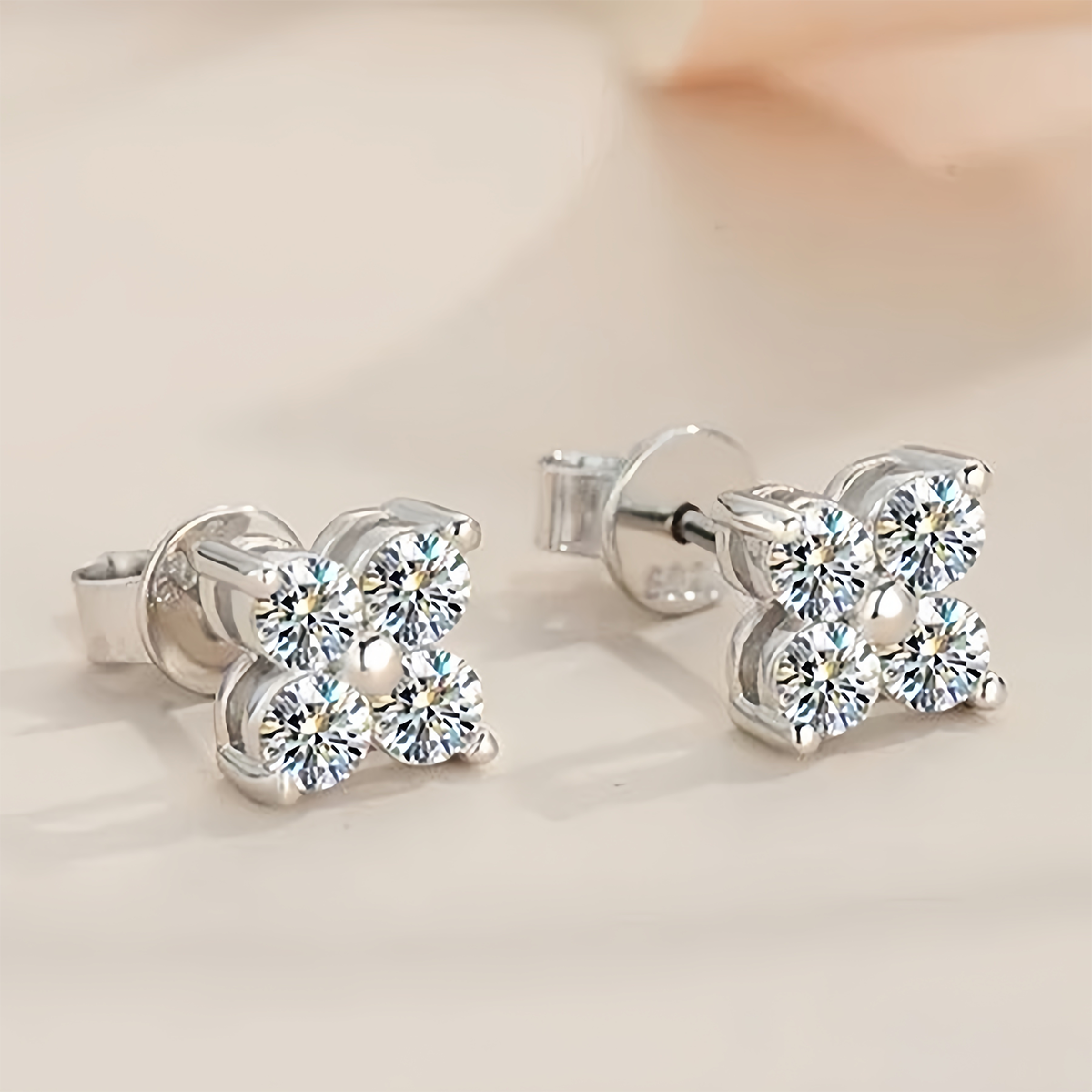 Clover Sparkle Studs
