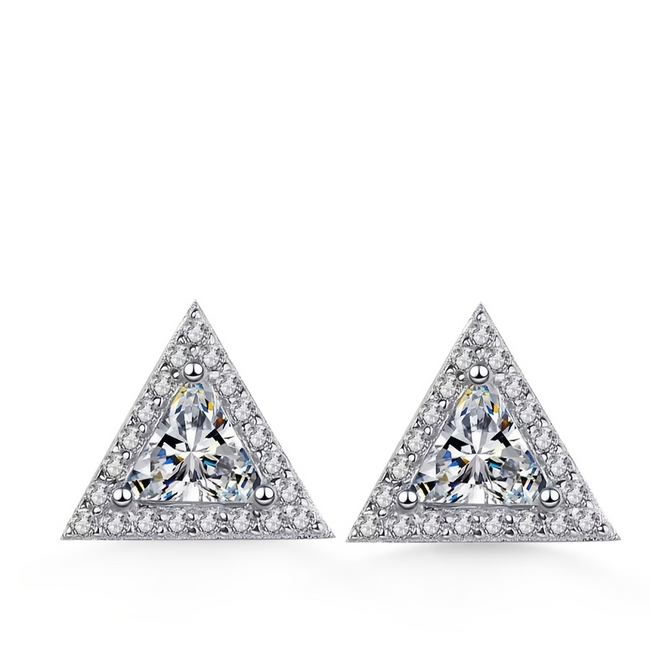 Luminary Triangle Studs Hover Image