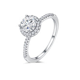 Starlit Halo Ring