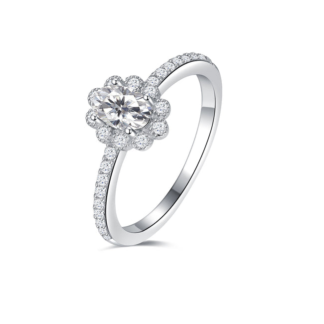 Oval Blossom Ring Hover Image