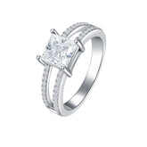 Geometric Dual - Band Spark Ring