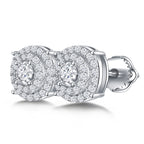 Vintage Halo Sparkle Studs