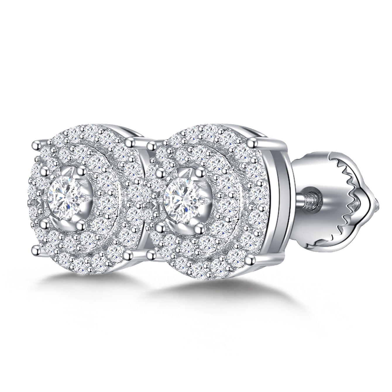 Vintage Halo Sparkle Studs