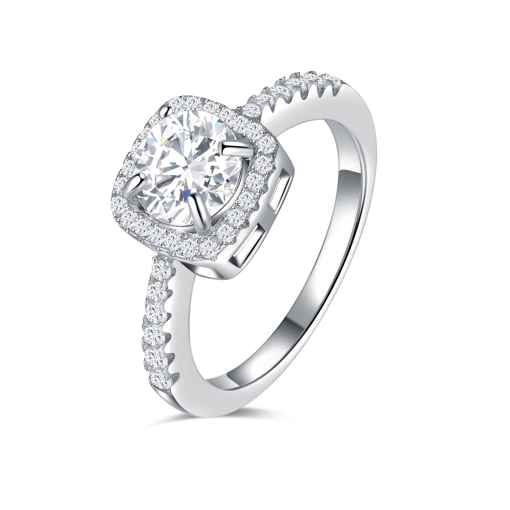 Cushion Halo Luxe Ring