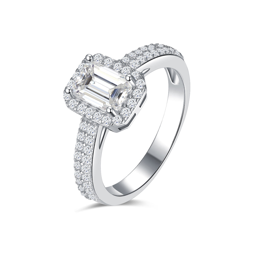 Geometric Halo Spark Ring