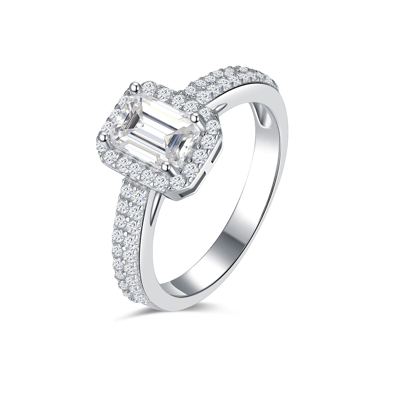 Geometric Halo Spark Ring