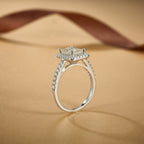 Geometric Halo Glam Ring