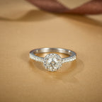 Timeless Halo Spark Ring