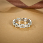 Diamond Chain Link Ring