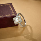 Geometric Halo Glam Ring