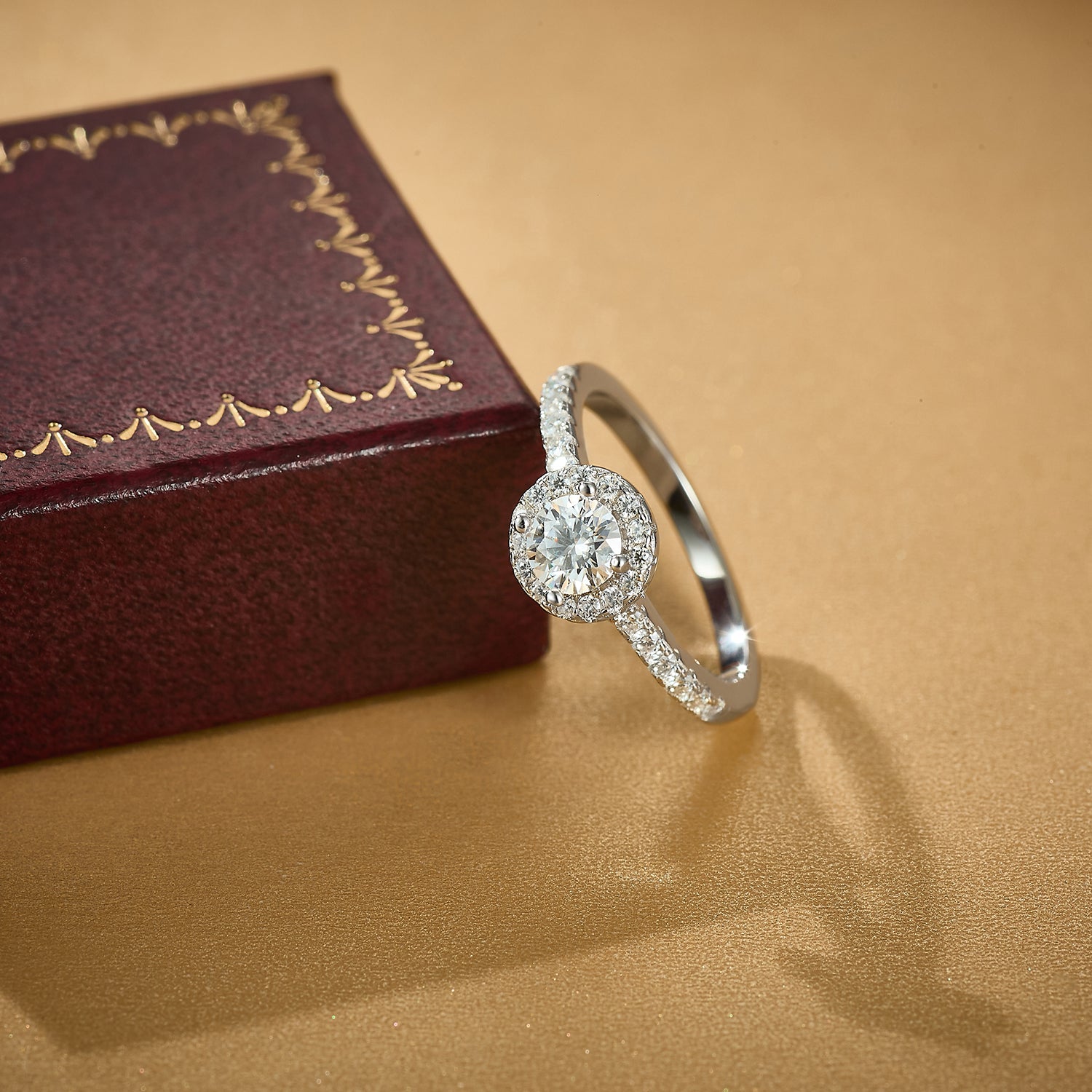 Timeless Halo Spark Ring