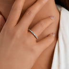 Vintage Petal Spark Ring