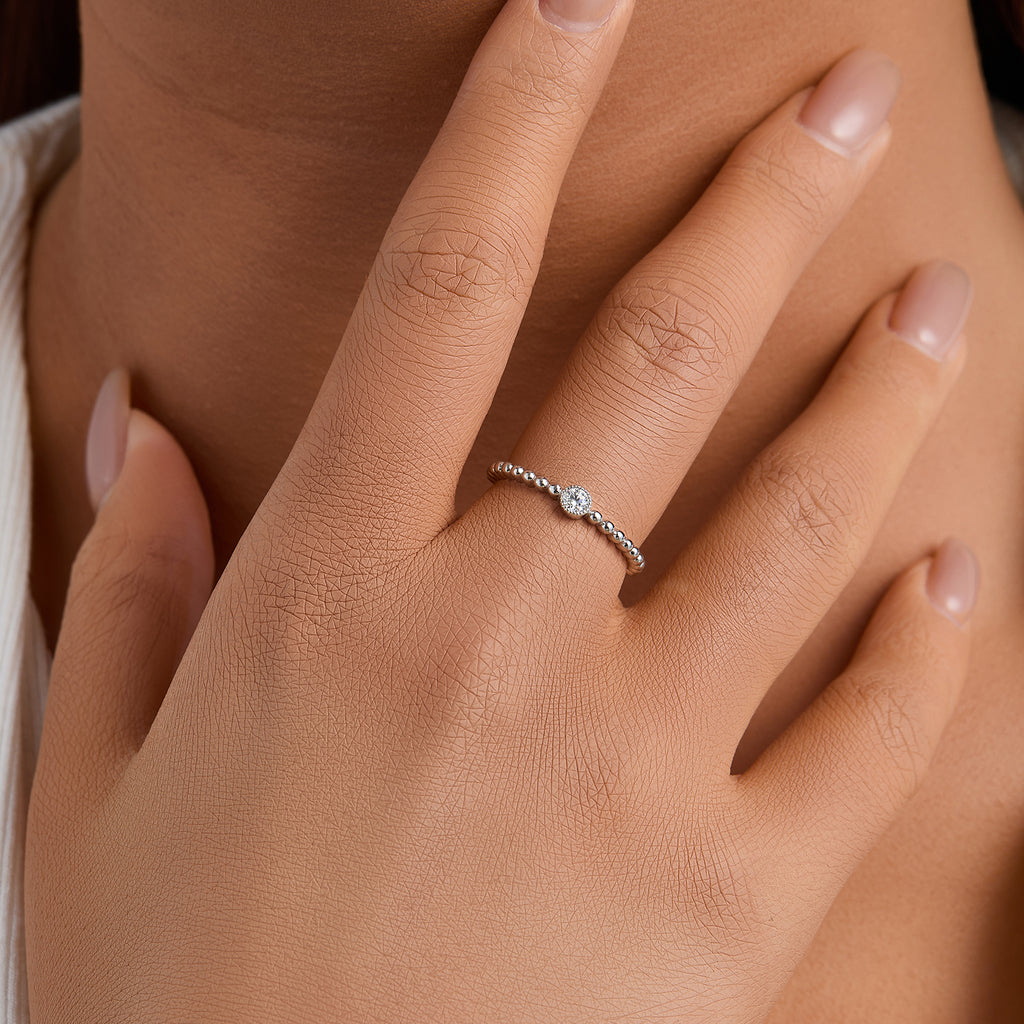 Beaded Sparkle Ring