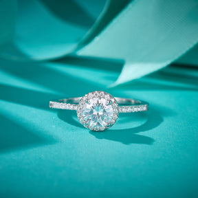 Starlit Halo Ring