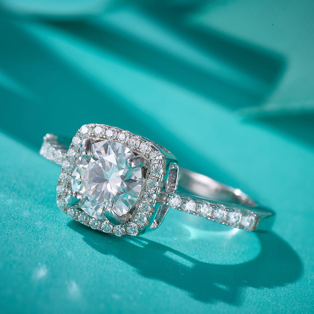 Cushion Halo Luxe Ring