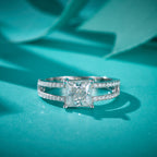 Geometric Dual - Band Spark Ring