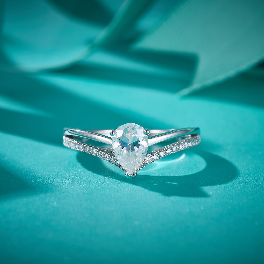 Teardrop Romance Ring