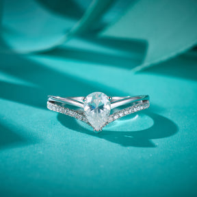 Teardrop Romance Ring