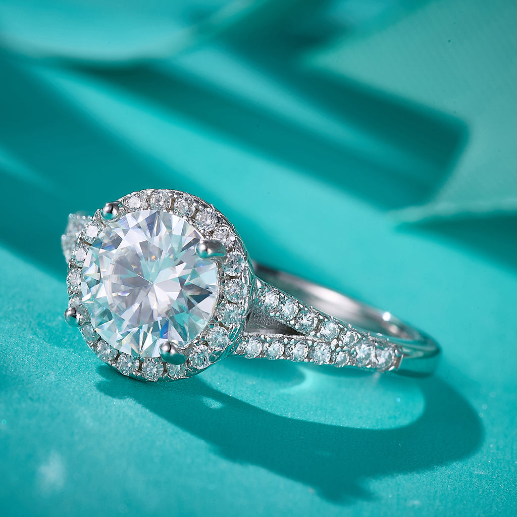 Eternal Halo Split - Shank Ring