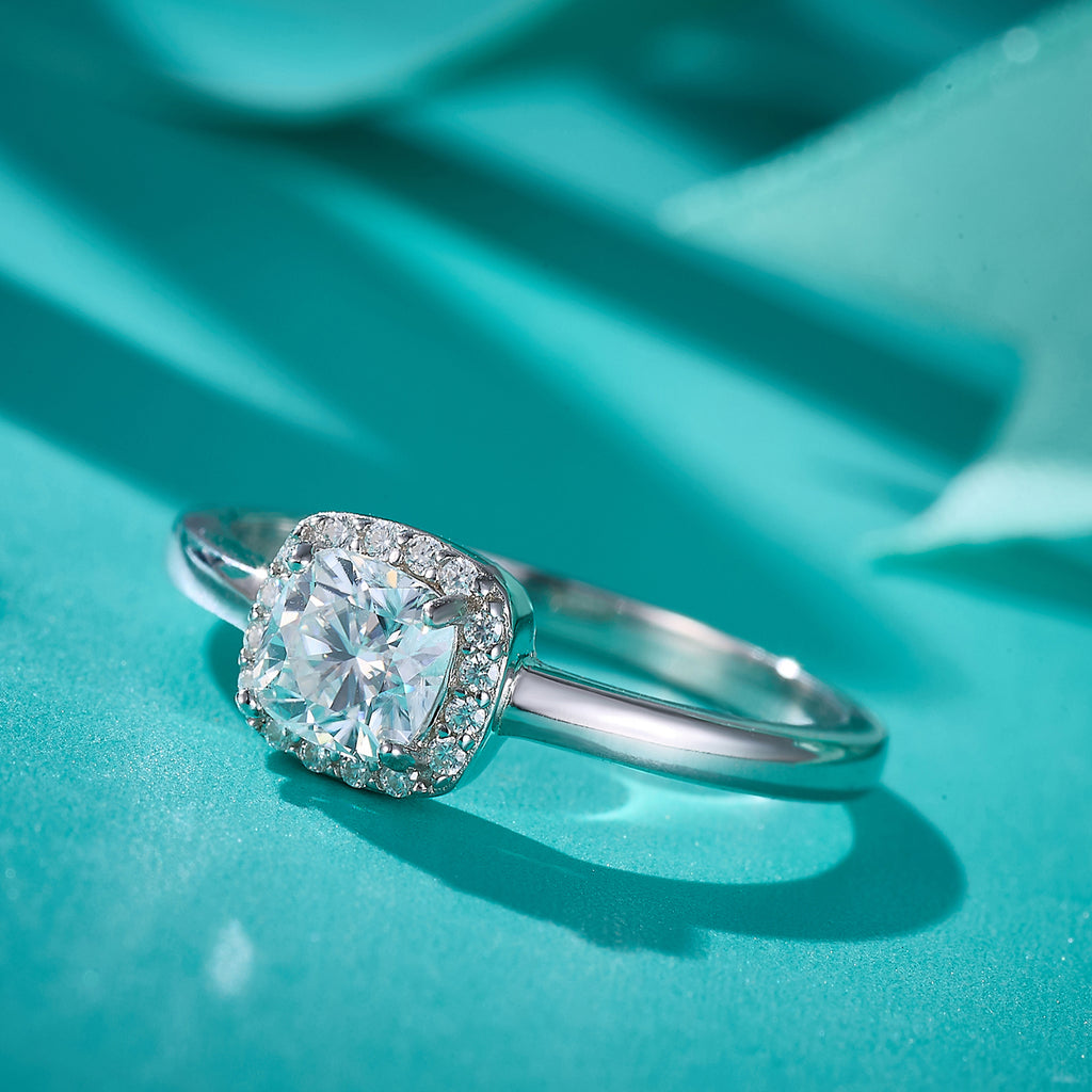 Cushion Sparkle Ring