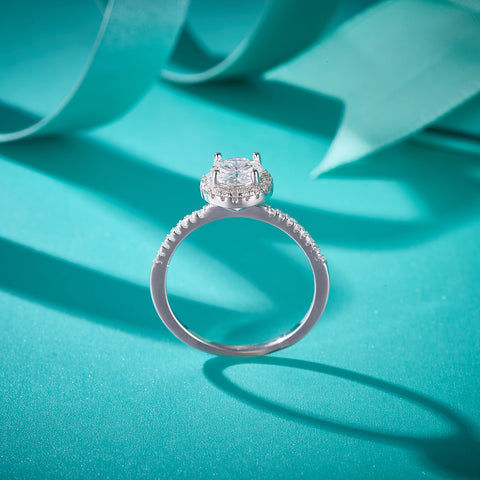 Starlit Halo Ring