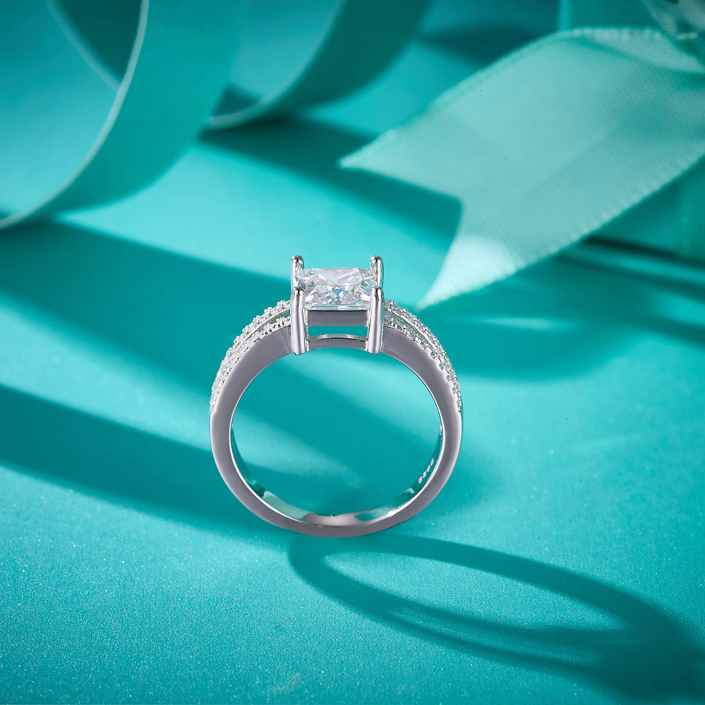 Geometric Dual - Band Spark Ring