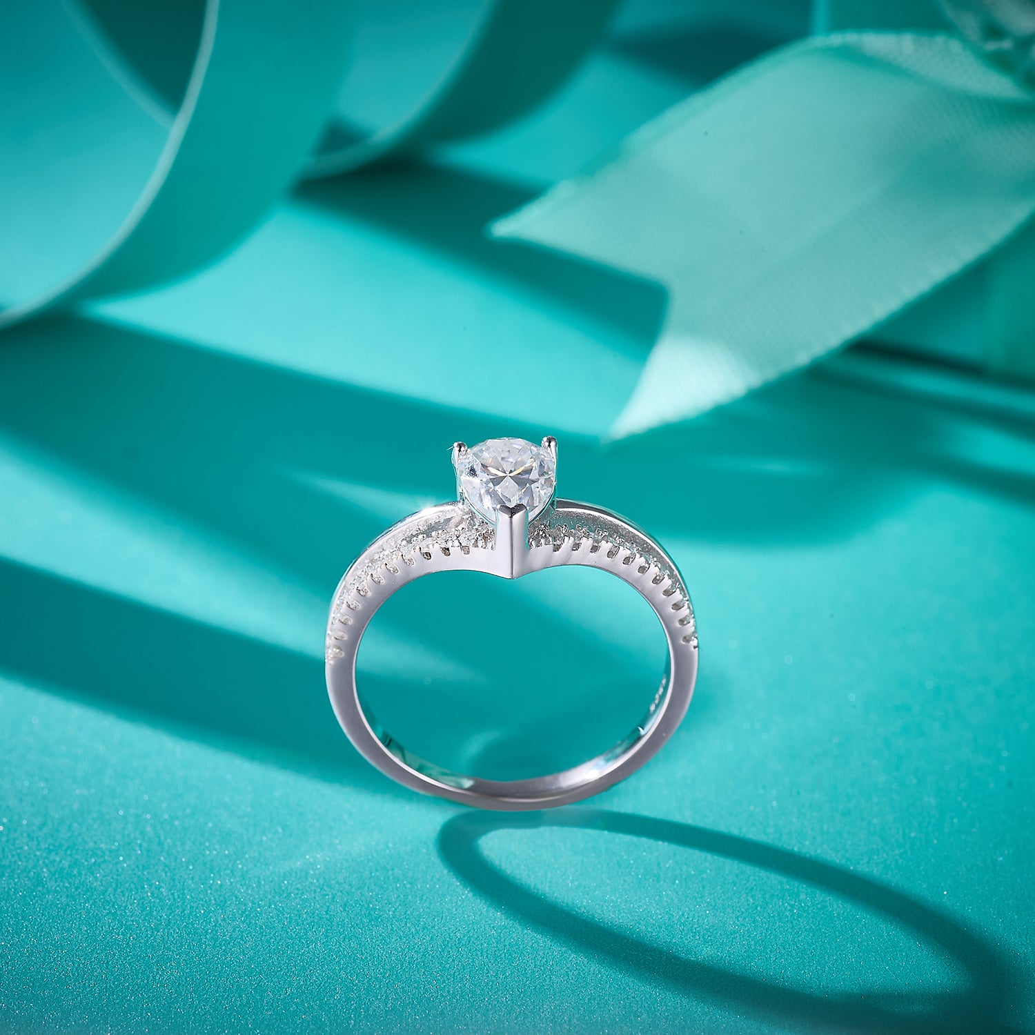 Teardrop Romance Ring