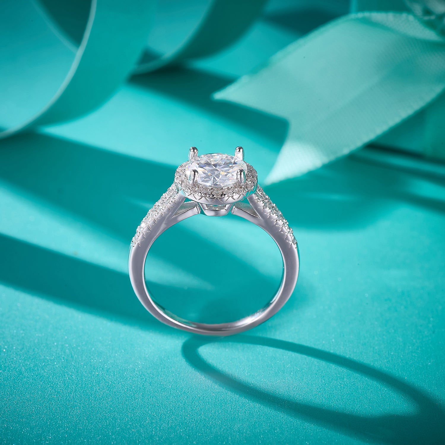 Eternal Halo Split - Shank Ring