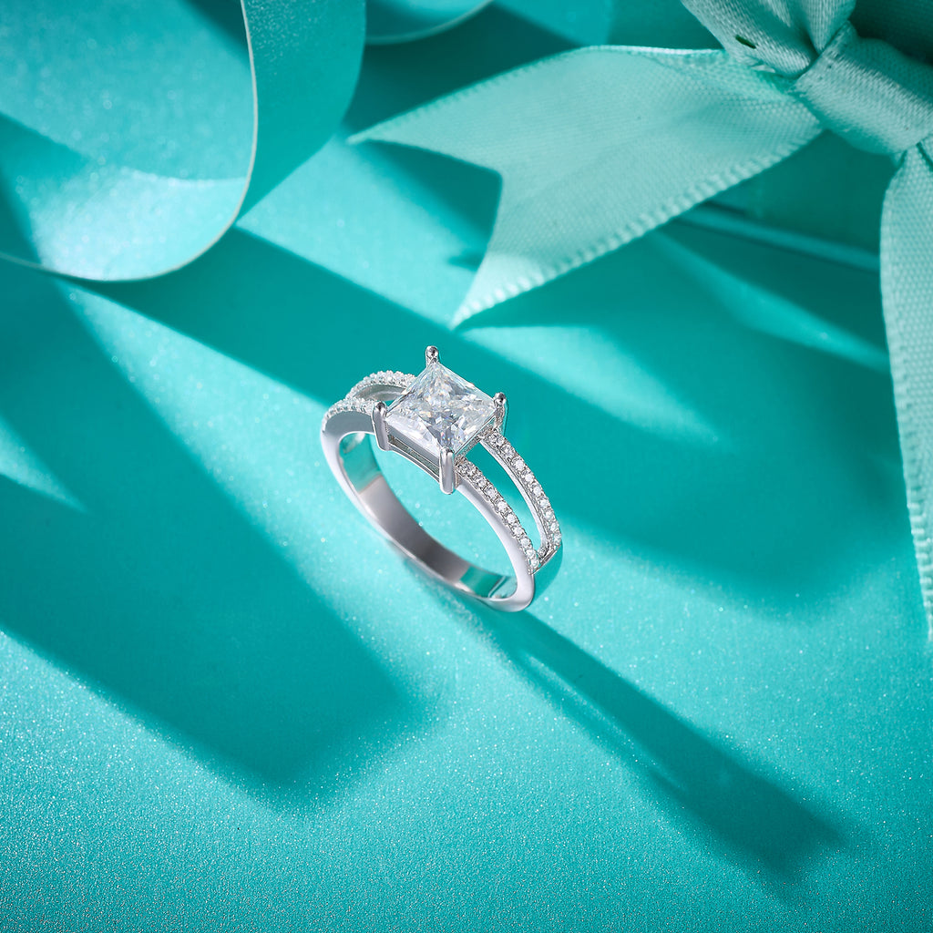 Geometric Dual - Band Spark Ring