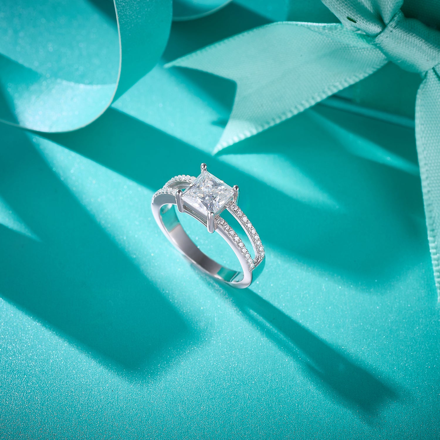 Geometric Dual - Band Spark Ring