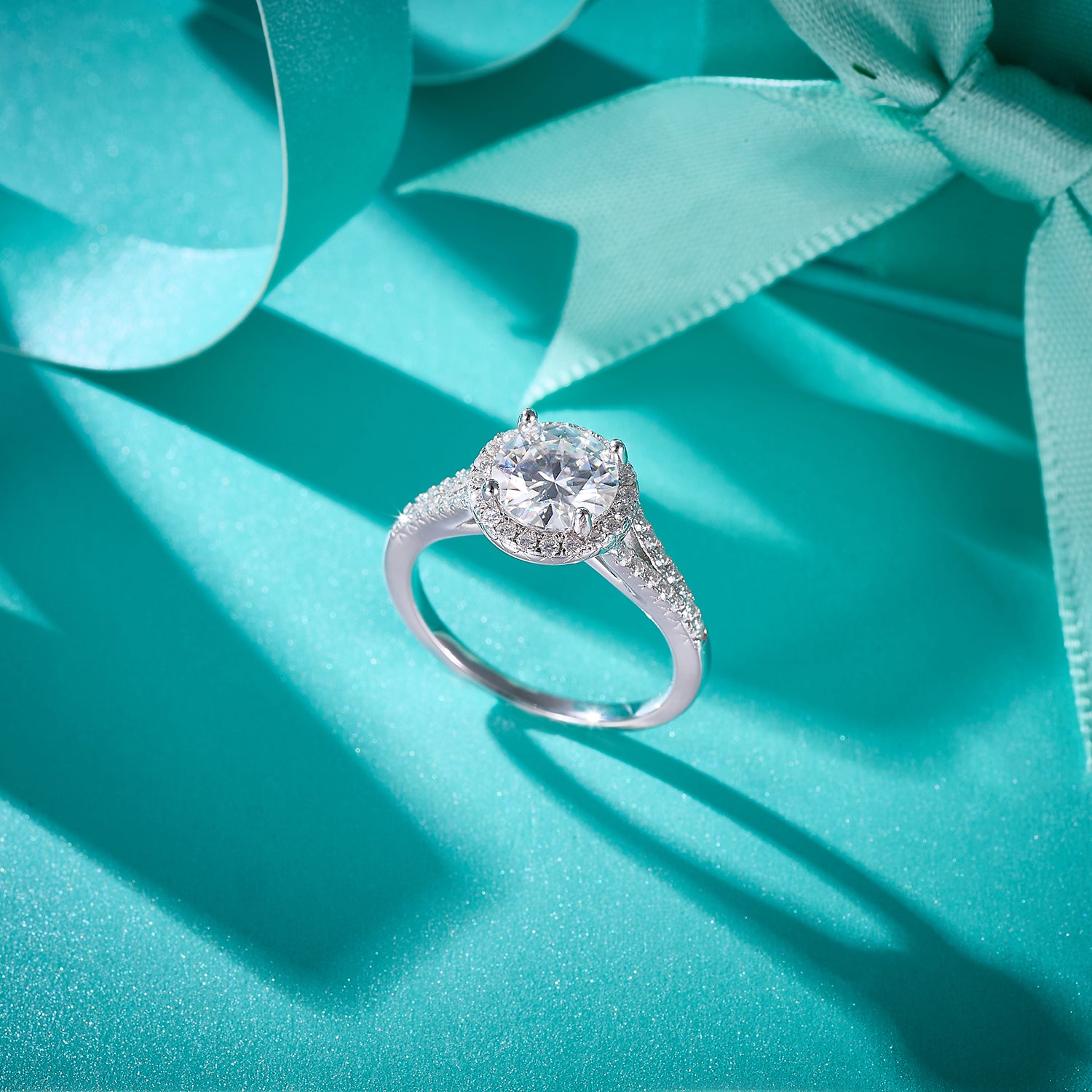 Eternal Halo Split - Shank Ring